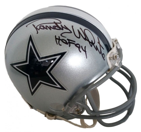 Randy White Signed Dallas Cowboys Mini-Helmet Inscribed "HOF 94" (Beckett COA)