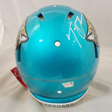 TREVOR LAWRENCE SIGNED JACKSONVILLE JAGUARS F/S FLASH SPEED AUTH HELMET FANATICS