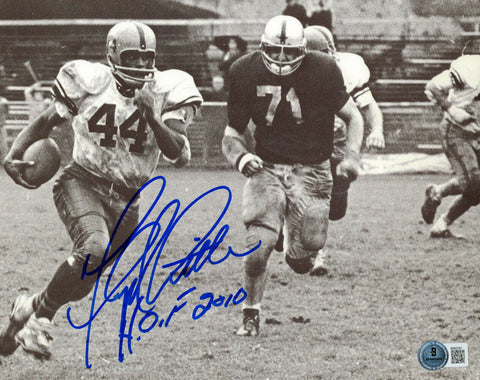 Floyd Little Autographed Syracuse Orangemen 8x10 Photo HOF Beckett 47817