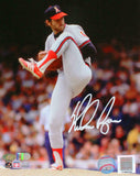 Nolan Ryan Autographed California Angels 8x10 HM Photo Wind Up- AIV Hologram