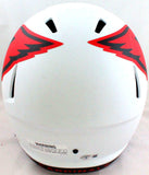 Kurt Warner Autographed Cardinals Lunar Speed F/S Helmet- Beckett W *Red