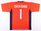 Vic Fangio Signed Broncos Jersey (Beckett COA) Denver Head Coach / Ex Bears D.C.