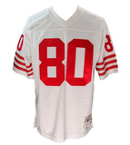 Jerry Rice HOF Autographed White Mitchell & Ness Football Jersey 49ers Fanatics