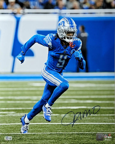 Jameson Williams Autographed Detroit Lions 8x10 Photo Beckett Witnessed #3