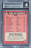 Braves Dale Murphy Authentic Signed 1986 Topps #705 Card BAS Slabbed