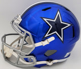 HERSCHEL WALKER AUTOGRAPHED COWBOYS FLASH BLUE FULL SIZE HELMET BECKETT 202157