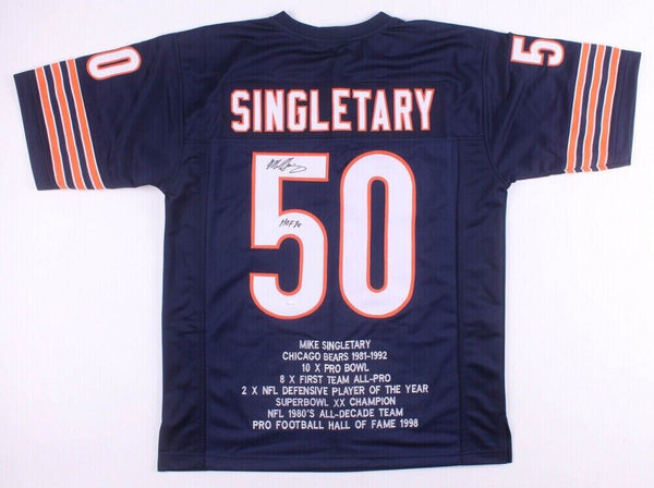 Mike Singletary Chicago Bears Jersey – Classic Authentics