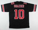 Ryan Shazier Signed Ohio State Buckeyes Black Jersey (TSE COA) Steelers L.B.