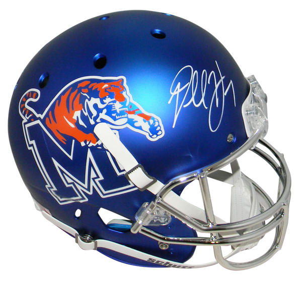 DARRELL HENDERSON JR SIGNED MEMPHIS TIGERS FULL SIZE BLUE HELMET BECKETT