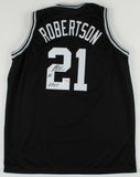 Alvin Robertson Signed San Antonio Spurs Jersey Inscribed "86" & "DPOY"(PSA COA)