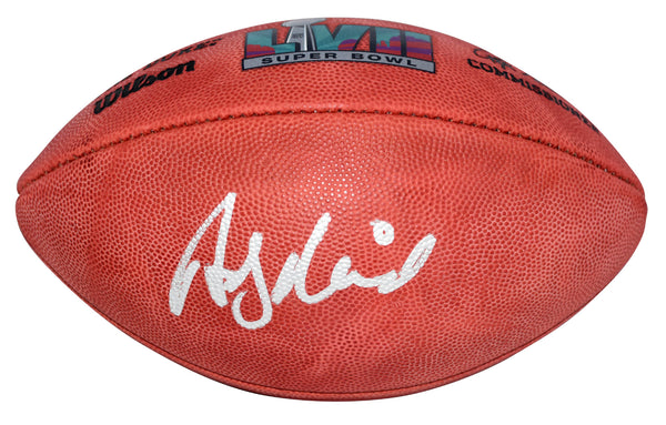 ANDY REID SIGNED KANSAS CITY CHIEFS OFFICIAL WILSON SUPER BOWL 57 LVII FOOTBALL