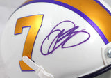 Odell Beckham Jr. Autographed White LSU Tigers Schutt Mini Helmet-Beckett W Holo