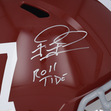 Tua Tagovailoa Autographed Alabama "Roll Tide" Authentic Speed Helmet Fanatics