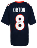 Kyle Orton (BRONCOS) Signed Navy & Orange Custom Football Jersey -(SCHWARTZ COA)