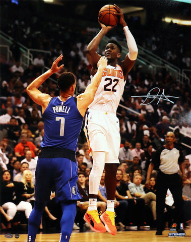 DEANDRE AYTON Autographed Phoenix Suns "Jump Shot" 16" x 20" Photograph STEINER