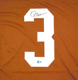 Quinn Ewers Autographed Orange College Style Jersey - Beckett W Hologram*Black