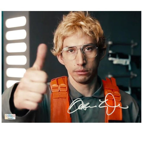 Adam Driver Autographed Star Wars Matt The Radar Technician 8x10 Photo