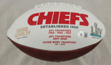 LEO CHENAL SIGNED KANSAS CITY CHIEFS NFL LOGO FOOTBALL BECKETT QR COA