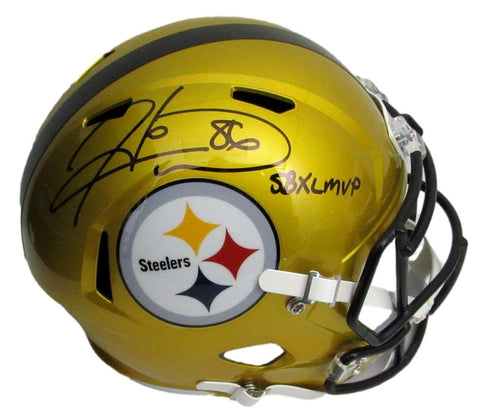 Hines Ward Autographed/Inscr Full Size Flash Replica Helmet Steelers Beckett