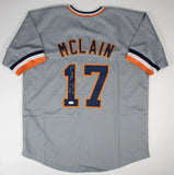 Denny McLain Signed Detroit Tigers Jersey Inscribed "ERA 1.96, K: 280" (JSA COA)