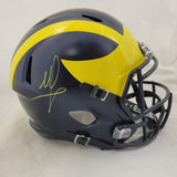 MIKE SAINRISTIL SIGNED MICHIGAN WOLVERINES F/S SPEED REPLICA HELMET JSA HOLOGRAM