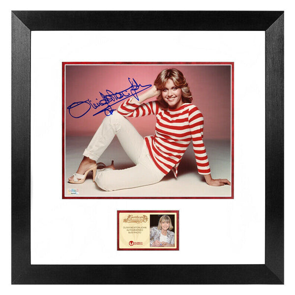 Olivia Newton-John Autographed 8x10 Studio Framed Photo