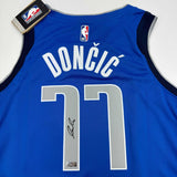 Autographed/Signed Luka Doncic Dallas Mavericks Blue Authentic Jersey Panini COA