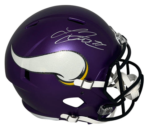 LAQUON TREADWELL SIGNED AUTOGRAPHED MINNESOTA VIKINGS FULL SIZE SPEED HELMET COA