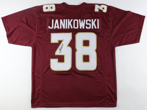 Sebastian Janikowski Signed FSU Seminoles Jersey (JSA COA) Florida State Kicker