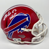 ANDRE REED AUTOGRAPHED SIGNED BUFFALO BILLS RED MINI HELMET HOF 14 BAS