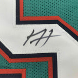 FRAMED Autographed/Signed XAVIEN HOWARD 33x42 Miami Teal Jersey PSA/DNA COA Auto