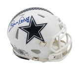 Tony Dorsett Signed Dallas Cowboys Speed Salute to Service 3 NFL Mini Helmet