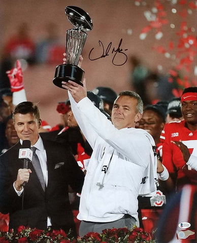 Urban Meyer Signed Ohio State Buckeyes 2019 Rose Bowl Champions 16x20 Beckett