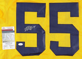 Brandon Graham Signed Michigan Wolverines Jersey (JSA COA) Eagles Defensive End