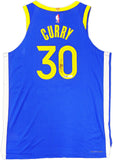 WARRIORS STEPHEN CURRY AUTOGRAPHED NIKE AUTHENTIC ICON JERSEY 48 JSA 235686