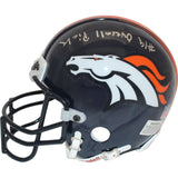 Ashley Lelie Signed Denver Broncos VSR4 Mini Helmet 19th Pick BAS 44174