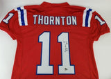 Tyquan Thornton Signed Patriots Jersey (Beckett) New England 2022 2nd Round Pick