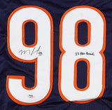 Montez Sweat Signed Chicago Bears Blue Jersey Inscribed "23 Pro Bowl" (PSA) L.B.