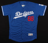 Yasiel Puig Signed Los Angeles Dodgers Custom on Field Style Jersey (PSA Holo)