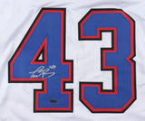 Terrel Bernard Signed Buffalo Bills Jersey (Playball Ink) 2022 3rd Round Pick LB