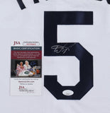 Wander Franco Signed Rays Nike MLB Jersey (JSA COA) Tampa Ray 2021 Rookie S.S.