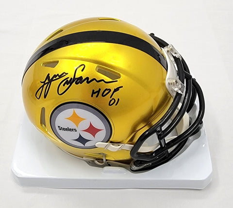 Lynn Swann Autographed Pittsburgh Steelers Flash Mini Helmet W/HOF 01 Beckett