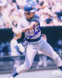 Ron Santo Signed Chicago Cubs 8x10 Photo (JSA COA) 9xAll Star 3rd Baseman / HOF