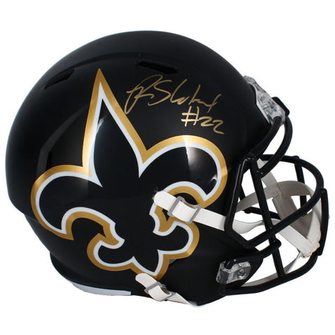 Rashid Shaheed Autographed Saints AMP Full Size Speed Helmet Beckett