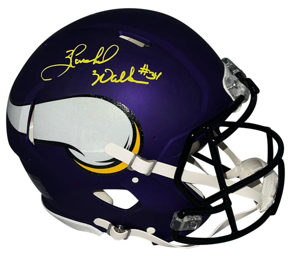 HERSCHEL WALKER SIGNED MINNESOTA VIKINGS AUTHENTIC SPEED HELMET BECKETT