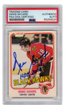 Denis Savard Signed Blackhawks 1981 O-Pee-Chee Rookie #63 w/HOF - (PSA Slabbed)