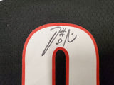 TRAIL BLAZERS DAMIAN LILLARD AUTOGRAPHED BLACK NIKE JERSEY SIZE L BECKETT 195898