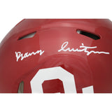 Barry Switzer Autographed/Signed Oklahoma Sooners Authentic Helmet Beckett 45769