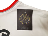 TRAIL BLAZERS DAMIAN LILLARD AUTOGRAPHED WHITE FANATICS JERSEY L BECKETT 196415