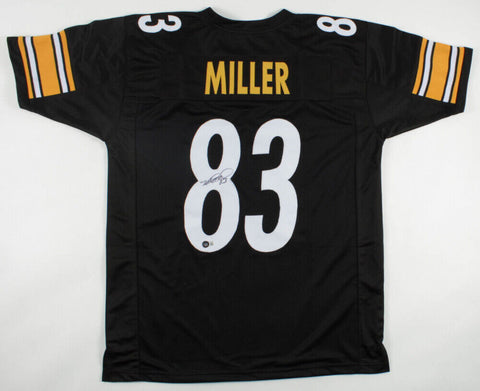 Heath Miller Signed Pittsburgh Steelers Jersey (Beckett) 2xPro Bowl Tight End